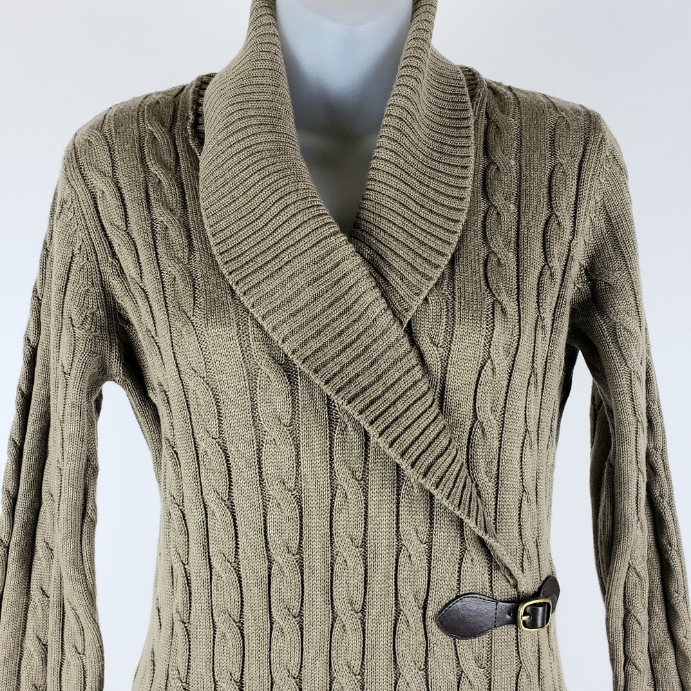Calvin Klein Women's Cable Knit Sweater Dress
